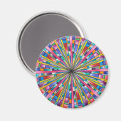 Vallen binnen ronde magneet (Voorkant / Achterkant)
