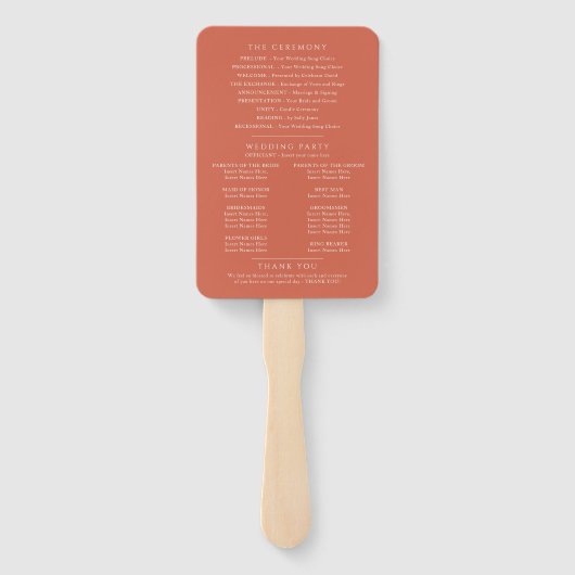 Vallen bladeren en bessen lijnprogramma voor bruil handwaaier (Achterkant)