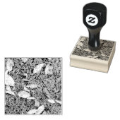 Vallen bladeren op de grond rubberstempel (Gestempeld)