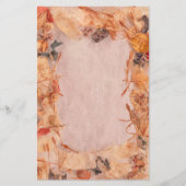 Vallen bladeren, stengels, zaadjes worden geel & s briefpapier (Voorkant)