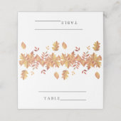 Vallen bladeren - trouwplaats kaarten plaatskaartje (Buitenkant ongevouwen)
