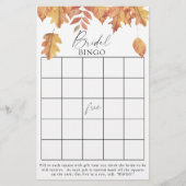 Vallen bladeren - Vrijgezellenfeest bingo spel (Voorkant)