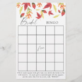 Vallen bladeren - Vrijgezellenfeest bingo spel (Voorkant)