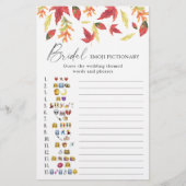 Vallen bladeren - vrijgezellenfeest emoji pictiona (Voorkant)