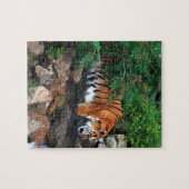 Vallen Drink tijger Legpuzzel (Horizontaal)