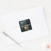 Vallen Eeuwige ijdelheid Vierkante Sticker (Envelop)