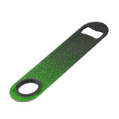 Vallen Groen & Zwart Glitter Gradient Speed Flessenopener (Voorkant Gekanteld)