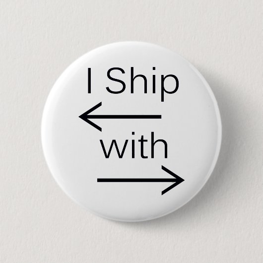 Vallen ik het verscheept (u kiest Achtergrondkleur Ronde Button 5,7 Cm (Voorkant)