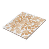 Vallen in Herfstbladeren Keramische Tegel Tegeltje (Zijkant)