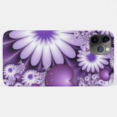 Vallen in liefde Abstracte bloemen & harten Fracta Case-Mate iPhone Case (Achterkant (horizontaal))