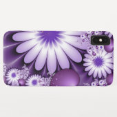 Vallen in liefde Abstracte bloemen & harten Fracta Case-Mate iPhone Case (Achterkant (horizontaal))