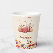 Vallen in Liefde Baby Woodland Baby shower Papieren Bekers (Voorkant)
