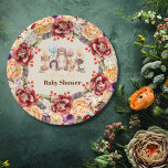 Vallen in Liefde Baby Woodland Baby shower Papieren Bordje<br><div class="desc">Maak je betoverende baby shower met bosthema compleet met onze "Falling in Love" Baby Woodland Baby shower Paper Borden! Met schattige boswezens en een hartverwarmend ontwerp zijn deze papieren borden de perfecte aanvulling op uw feest. Gemaakt van hoogwaardige materialen, ze zijn zowel stevig als charmant, zodat uw gasten zonder zorgen...</div>