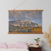 Vallen kleuren van Aspens, Keebler-pas Hangend Wandkleed (Slaapkamer)