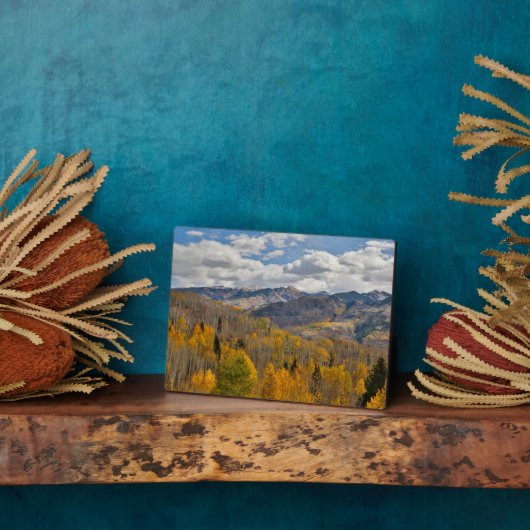 Vallen kleuren van Aspens & Oaks Keebler Pass Fotoplaat (Zijkant)