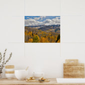 Vallen kleuren van Aspens & Oaks Keebler Pass Poster (Keuken)
