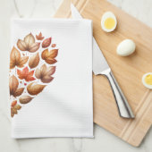 Vallen laat hartvormig theedoek (Quarter Fold)