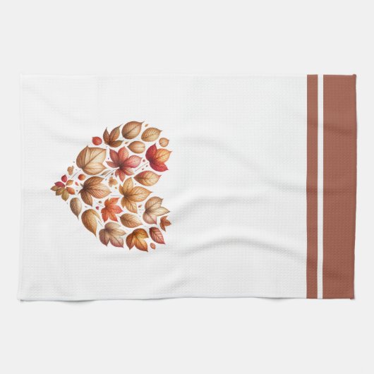 Vallen laat hartvormig theedoek (Horizontaal)