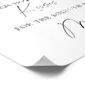 Vallen laat hoeveel kussen vrijgezellenfeest spel poster (Hoek)