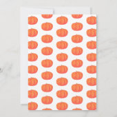 Vallen laat pompoen met virtuele Thanksgiving in h Kaart (Achterkant)