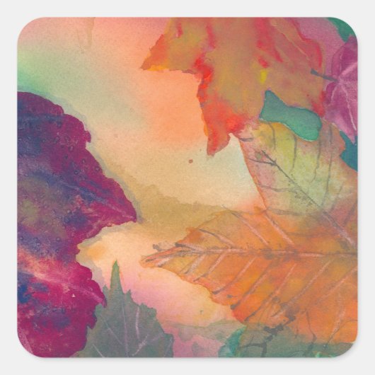 Vallen langs de kust in NE Square Sticker (Voorkant)