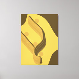 Vallen - Minimalistische Abstracte Zwaartekracht v Canvas Afdruk