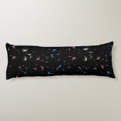 Vallen Paardenbloem zaden Transgender Pride Lichaamskussen (Achterkant)