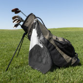 Vallen tussen duisternis en licht golfhanddoek (Groen)