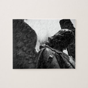 Vallen tussen duisternis en licht legpuzzel