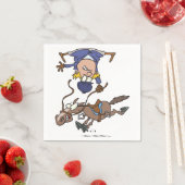 Vallen van een paard papieren servetten (Insitu)