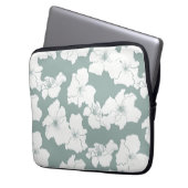 Vallen voor Camellia - Moss Laptop Sleeve (Voorkant Links)