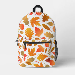 Vallen voor de herfst - Cosy Leaf Pattern Bedrukte Rugzak