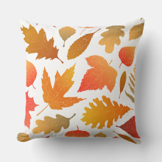Vallen voor de herfst - Cosy Leaf Pattern Kussen