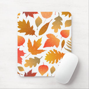 Vallen voor de herfst - Cosy Leaf Pattern Muismat