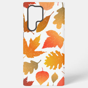 Vallen voor de herfst - Cosy Leaf Pattern Samsung Galaxy Hoesje