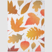 Vallen voor de herfst - Cosy Leaf Pattern Tissuepapier (Voorkant)