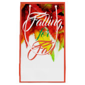 Vallen voor herfst herfst esdoorn blad elegant roo klein cadeauzakje (Voorkant)