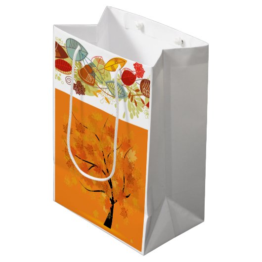 Vallen voor Herfst Medium Cadeauzakje (Voorkant Gekanteld)