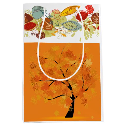 Vallen voor Herfst Medium Cadeauzakje (Voorkant)