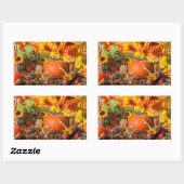 "VALLEN VOOR HERFST / VAKANTIE" THANKSGIVING STICK RECHTHOEKIGE STICKER (Vel)