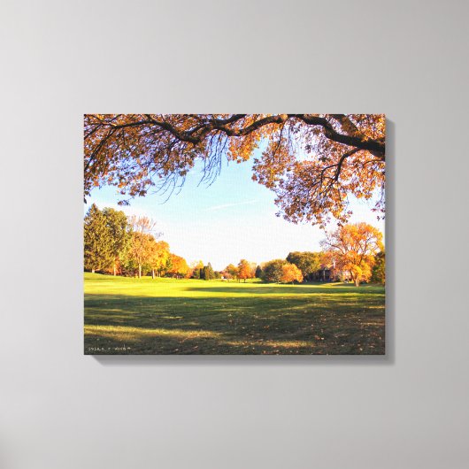 Vallen voor Iowa Canvas Print (Voorkant)