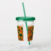 Vallend blad patroon voor Herfst Acryl Drinkbeker (Links)