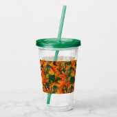 Vallend blad patroon voor Herfst Acryl Drinkbeker (Achterkant)