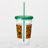 Vallend blad patroon voor Herfst Acryl Drinkbeker (Rechts)