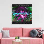 Vallend canvas (Insitu (Woonkamer))