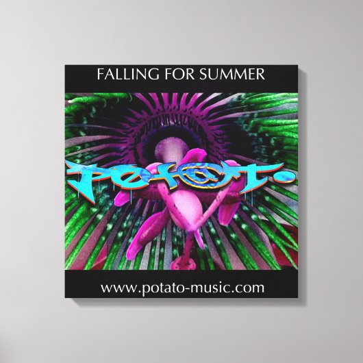 Vallend canvas afdruk (Voorkant)