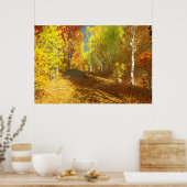 Vallend Licht Afdruk Poster (Keuken)