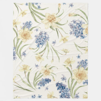 Vallend licht Bloemen I Fleece Deken-Herfst Bloeme Deken