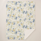 Vallend Licht Floral III Sherpa Deken-Herfst Deken (Voorkant)