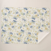 Vallend Licht Floral III Sherpa Deken-Herfst Deken (Voorkant (horizontaal))